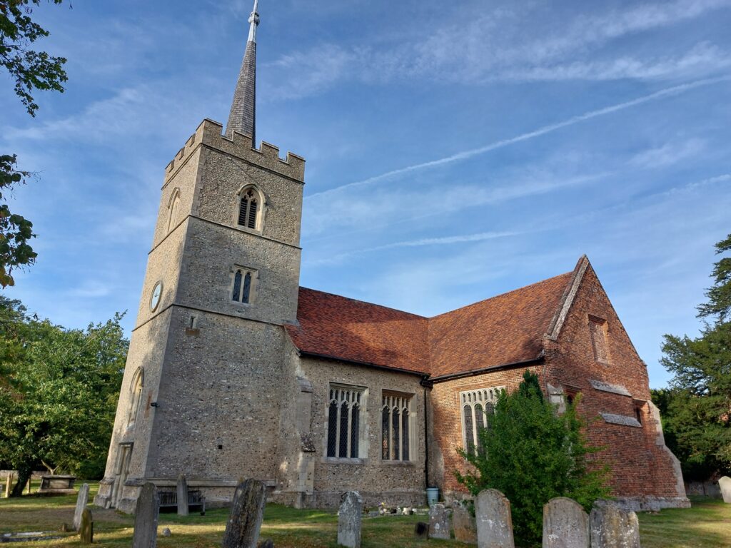 A church building.