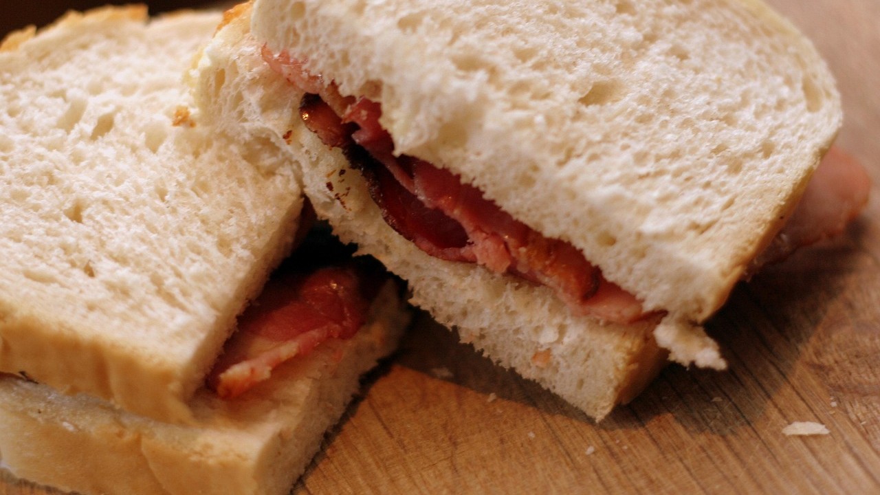 A bacon sandwich.