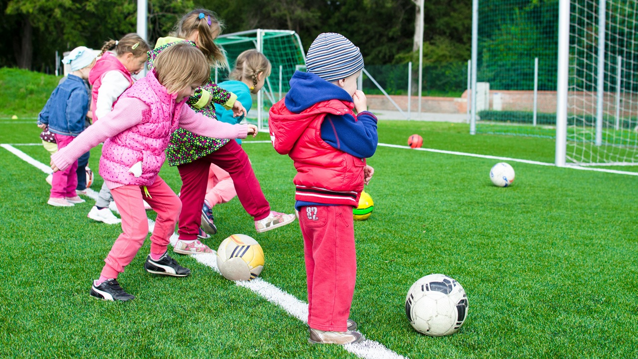 Children at Sports Day.