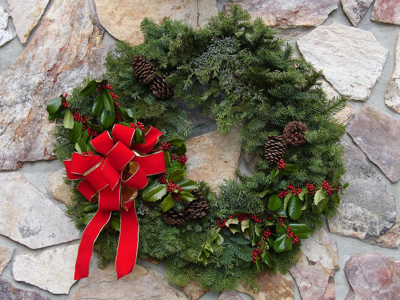 Christmas wreath.