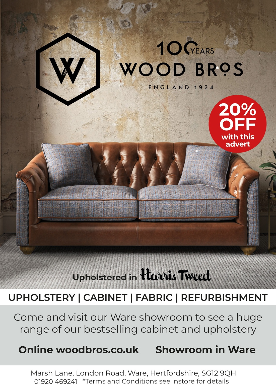 Wood Bros Showroom Advert